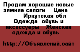 Продам хорошие новые зимние сапоги  › Цена ­ 2 500 - Иркутская обл. Одежда, обувь и аксессуары » Женская одежда и обувь   